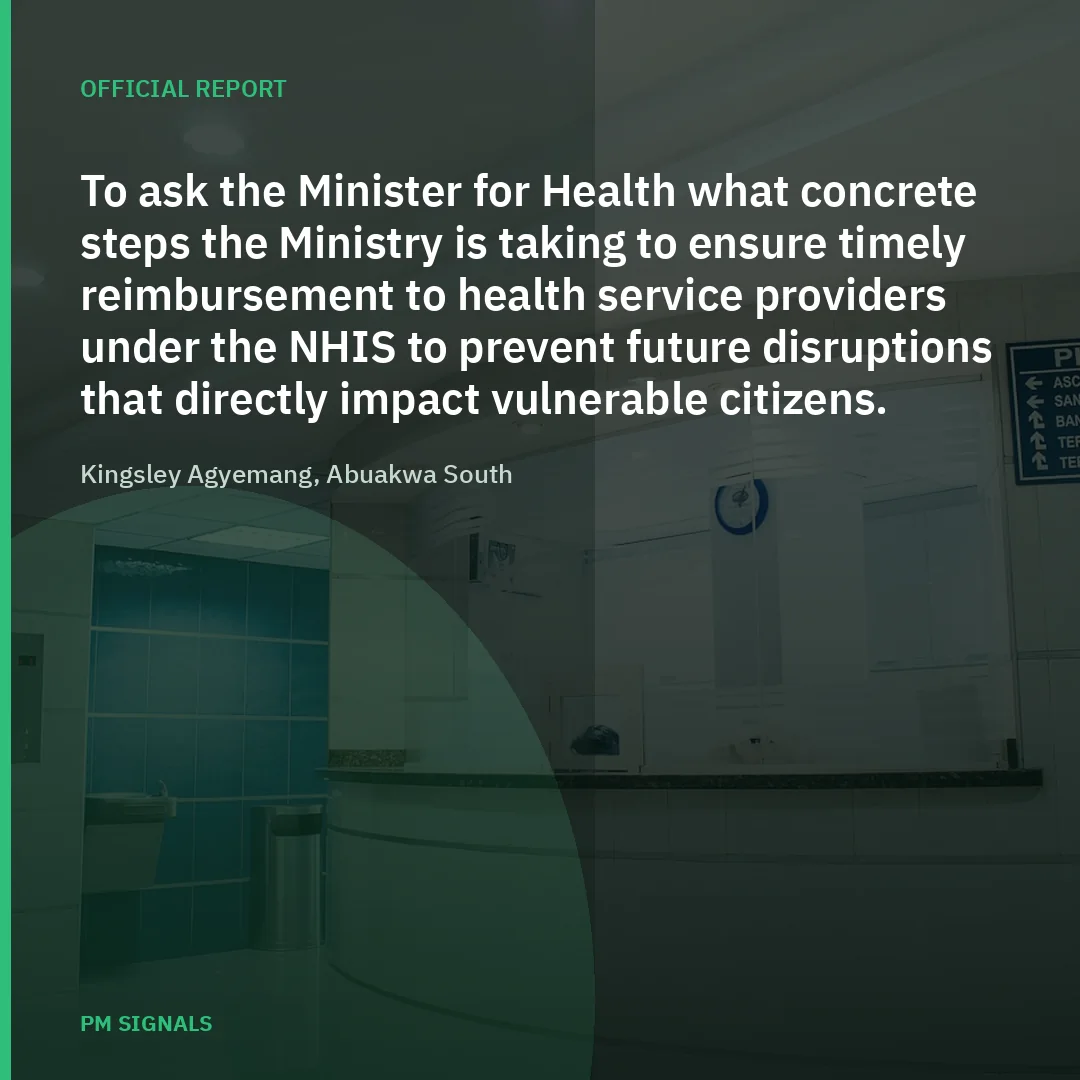 Share card of the Official Report quote from Kingsley Agyemang, Abuakwa South