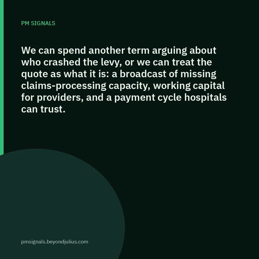 Share card of the turn from the parliamentary fight to missing supply