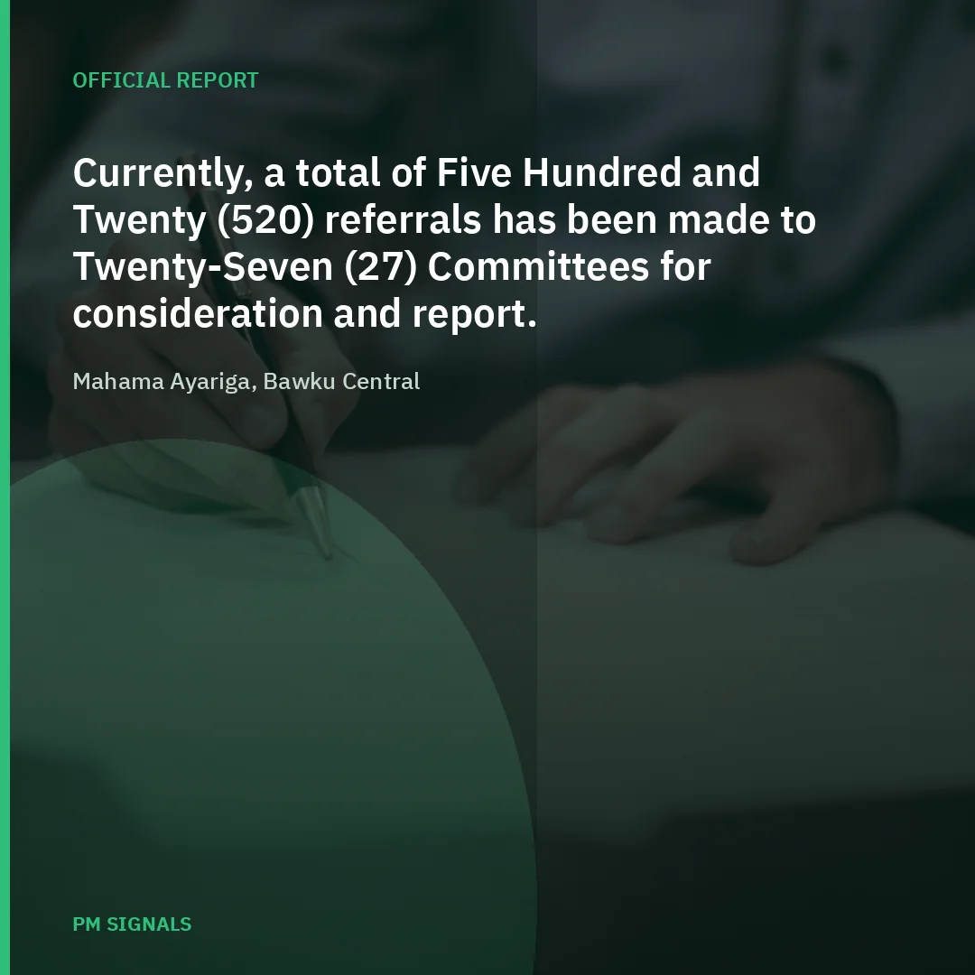 Share card of the Official Report quote from Mahama Ayariga, Bawku Central